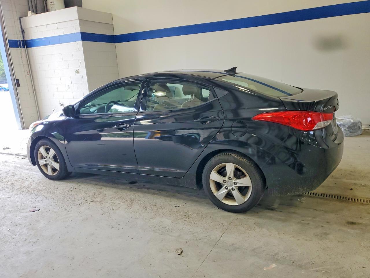 2013 Hyundai Elantra Gls Black vin: 5NPDH4AE2DH325835