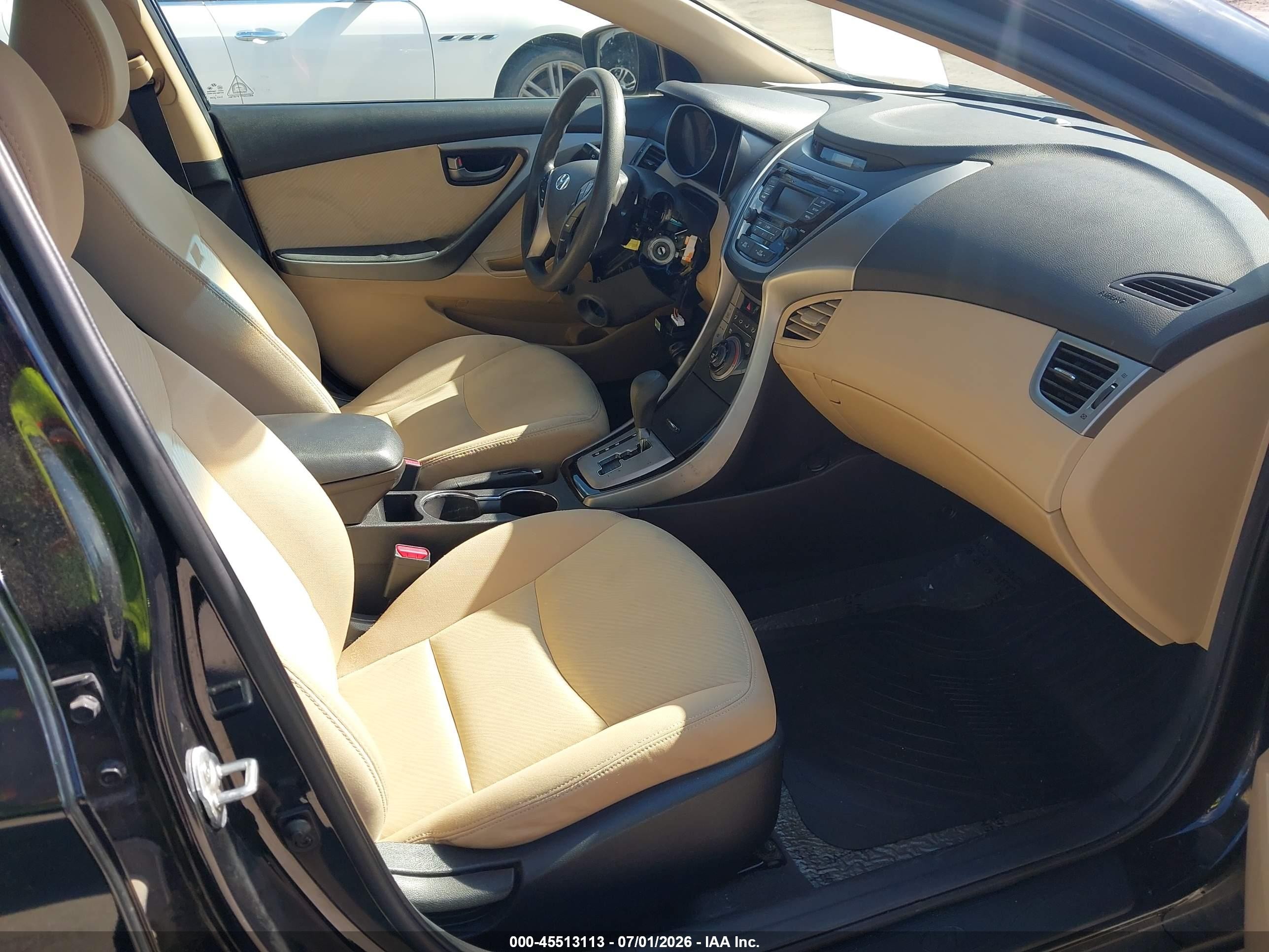 2013 Hyundai Elantra Gls Black vin: 5NPDH4AE2DH328184