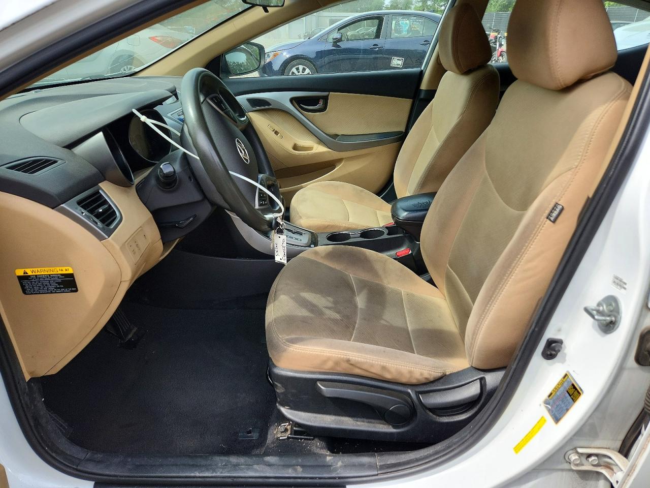 2013 Hyundai Elantra Gls Белый vin: 5NPDH4AE2DH330856