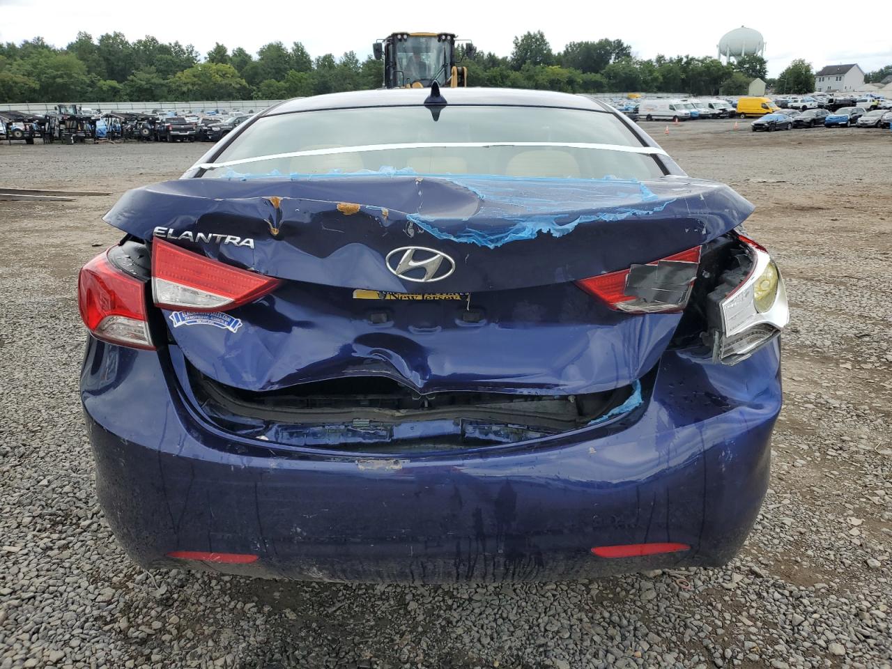 2013 Hyundai Elantra Gls Blue vin: 5NPDH4AE2DH331408