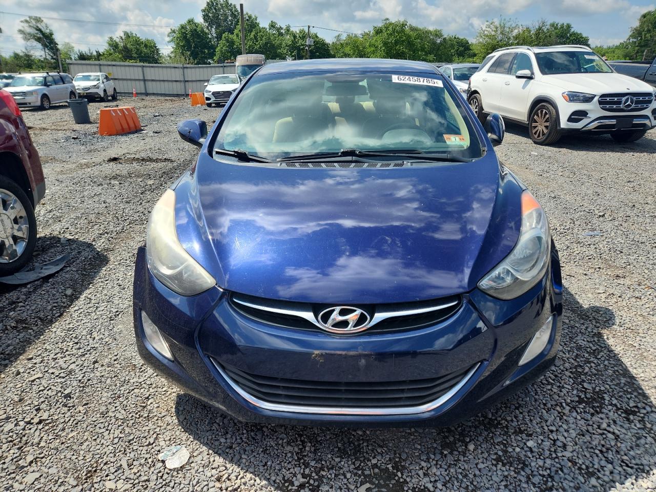 2013 Hyundai Elantra Gls Blue vin: 5NPDH4AE2DH331408