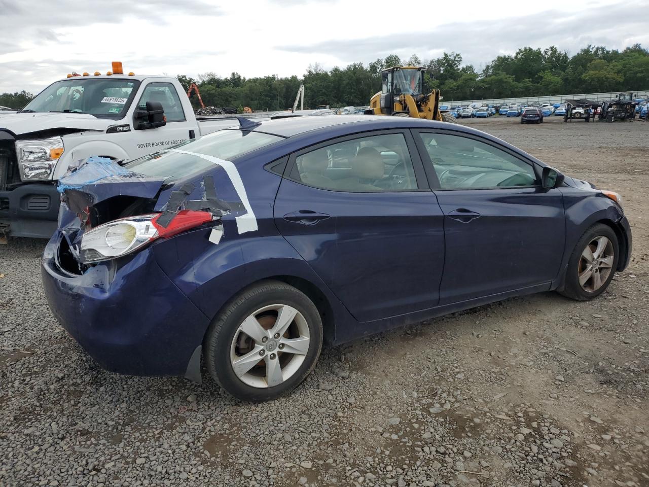 2013 Hyundai Elantra Gls Blue vin: 5NPDH4AE2DH331408