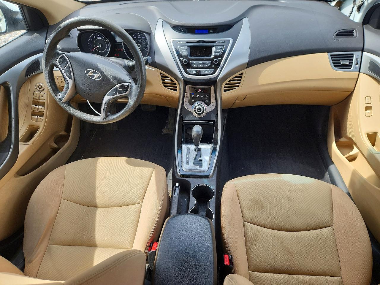 2013 Hyundai Elantra Gls White vin: 5NPDH4AE2DH334809