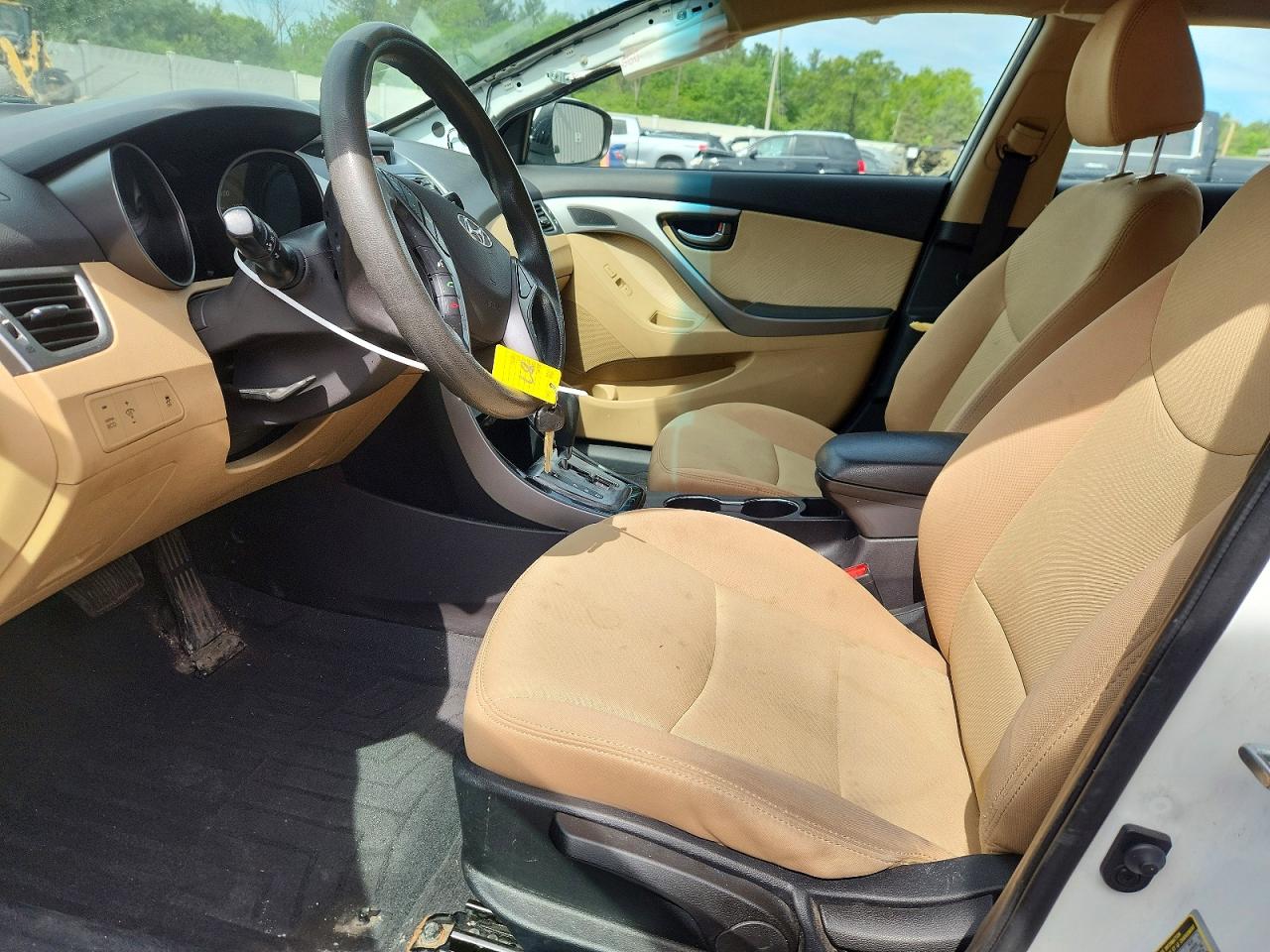 2013 Hyundai Elantra Gls White vin: 5NPDH4AE2DH334809