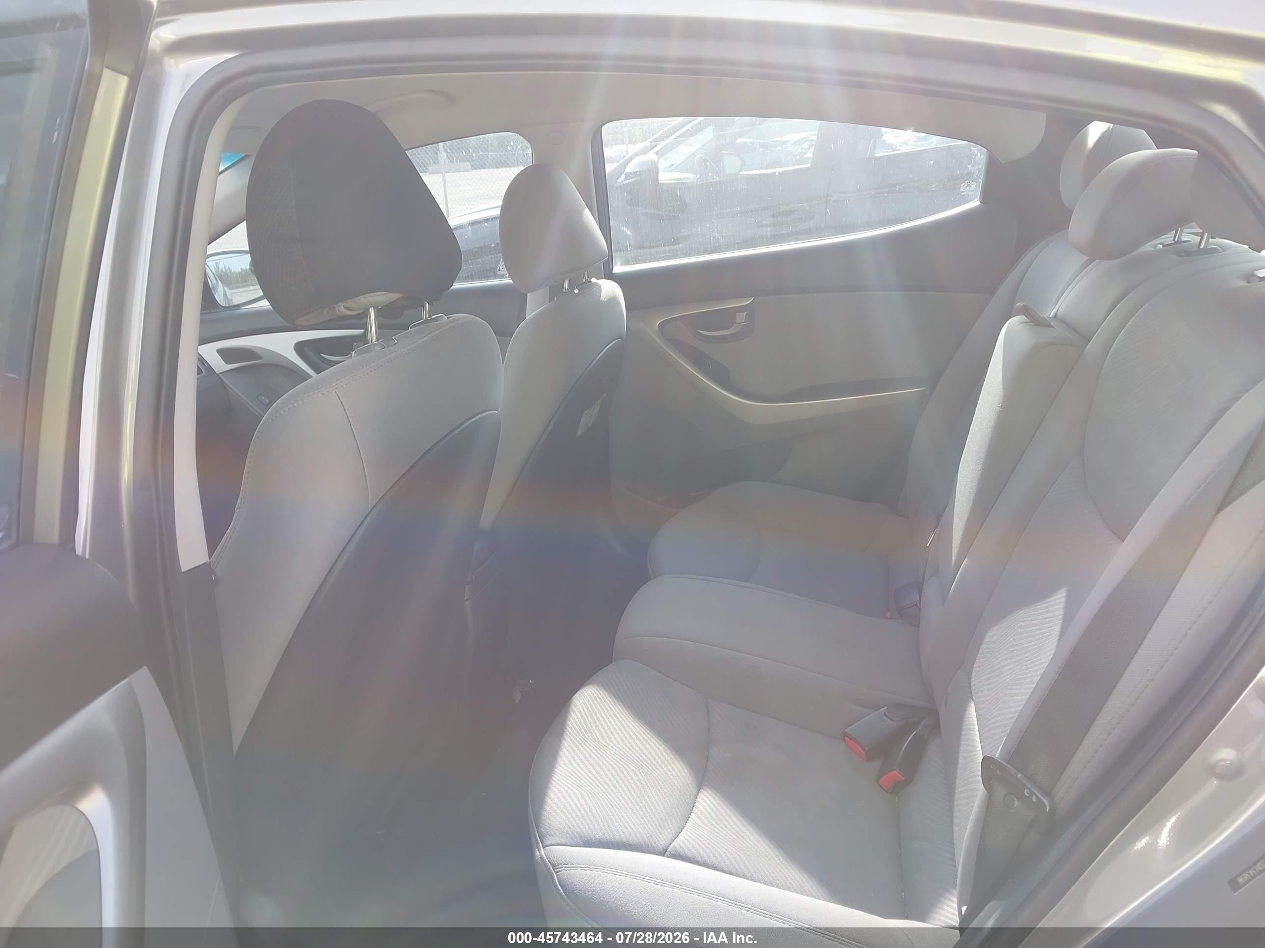 2013 Hyundai Elantra Gls Gray vin: 5NPDH4AE2DH343896
