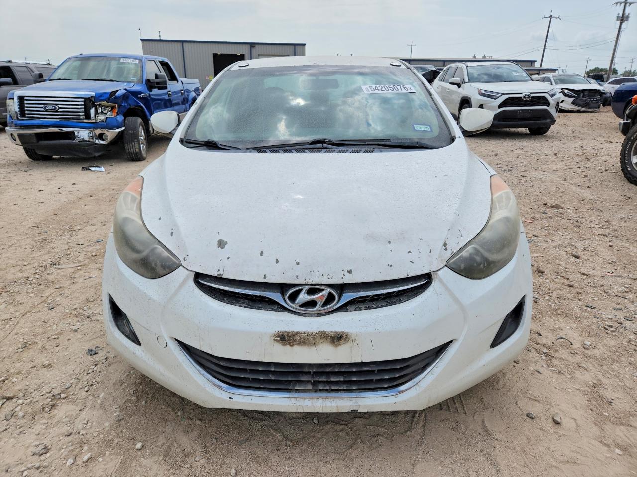 2013 Hyundai Elantra Gls White vin: 5NPDH4AE2DH353019
