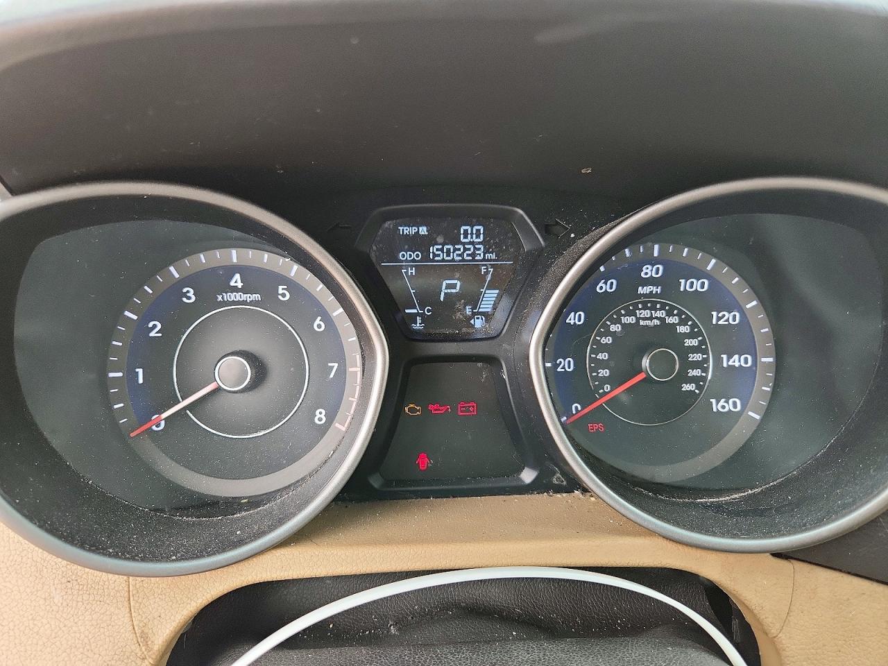 2013 Hyundai Elantra Gls White vin: 5NPDH4AE2DH353019
