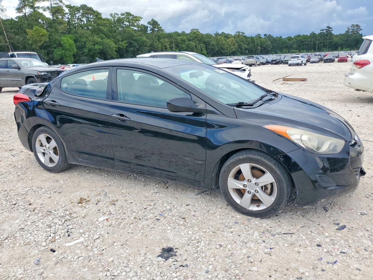 2013 Hyundai Elantra Gls Black vin: 5NPDH4AE2DH355742