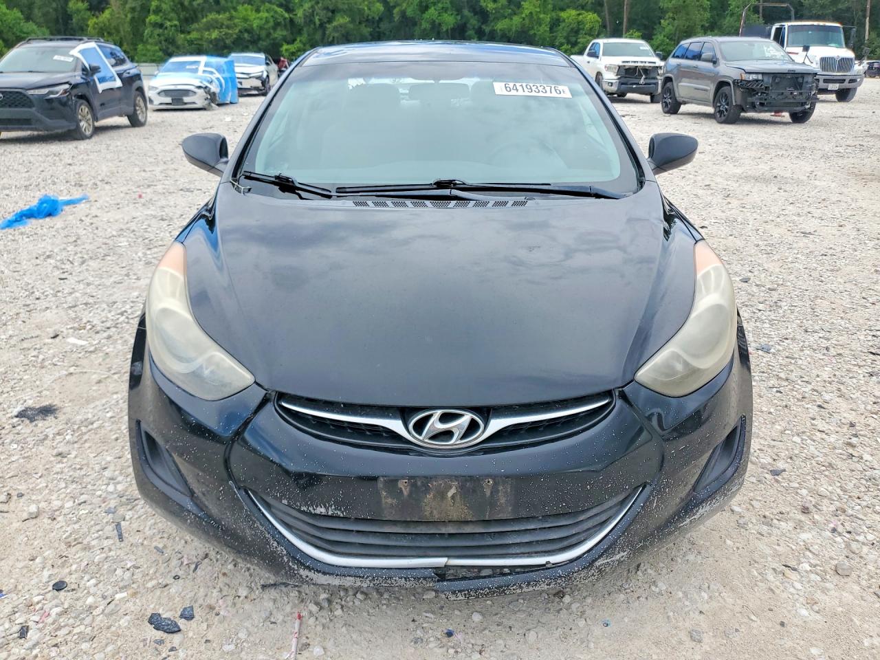 2013 Hyundai Elantra Gls Black vin: 5NPDH4AE2DH355742