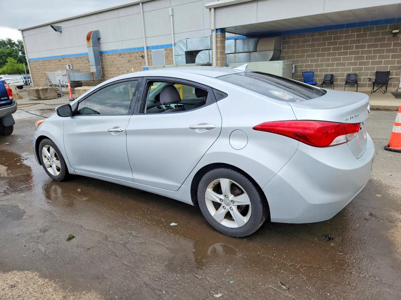 2013 Hyundai Elantra Gls Silver vin: 5NPDH4AE2DH366854