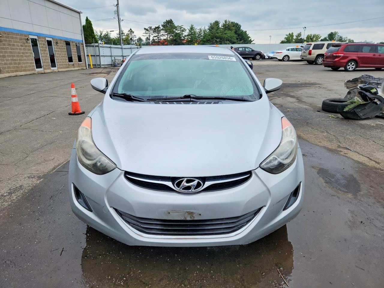 2013 Hyundai Elantra Gls Silver vin: 5NPDH4AE2DH366854
