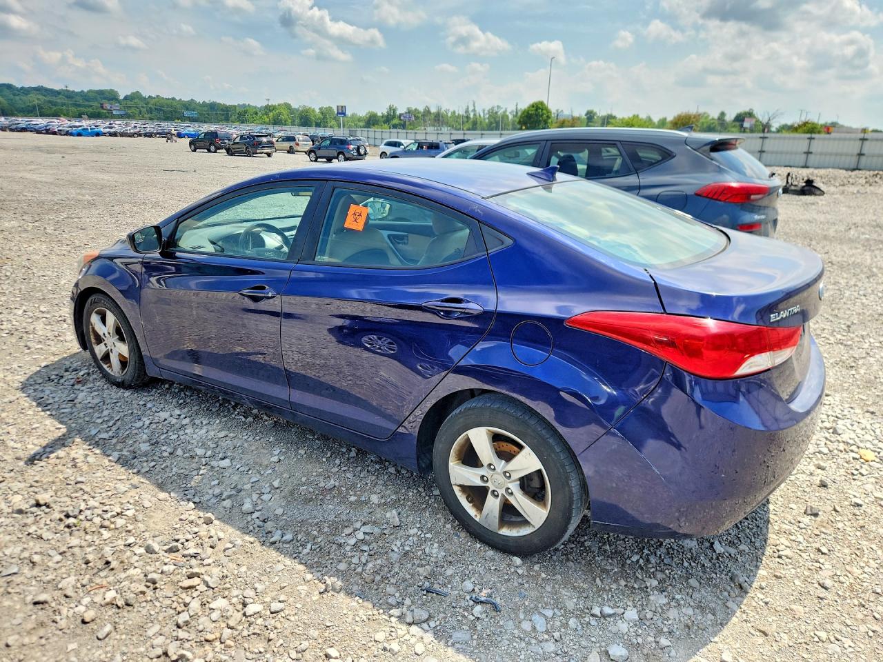 2013 Hyundai Elantra Gls Blue vin: 5NPDH4AE2DH370290
