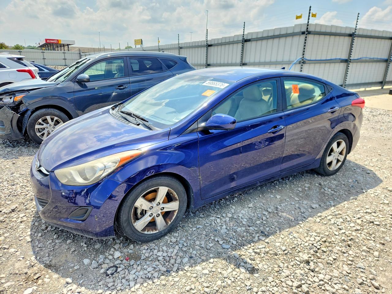 2013 Hyundai Elantra Gls Blue vin: 5NPDH4AE2DH370290