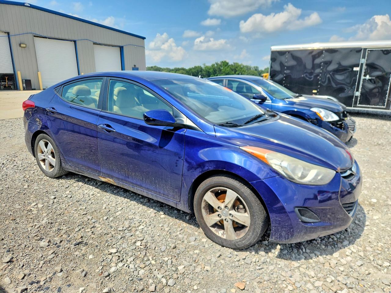 2013 Hyundai Elantra Gls Blue vin: 5NPDH4AE2DH370290