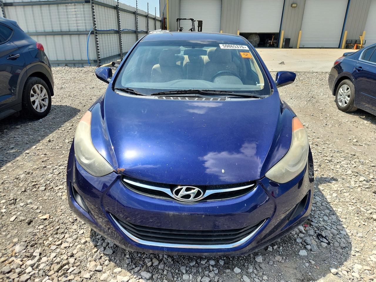 2013 Hyundai Elantra Gls Blue vin: 5NPDH4AE2DH370290