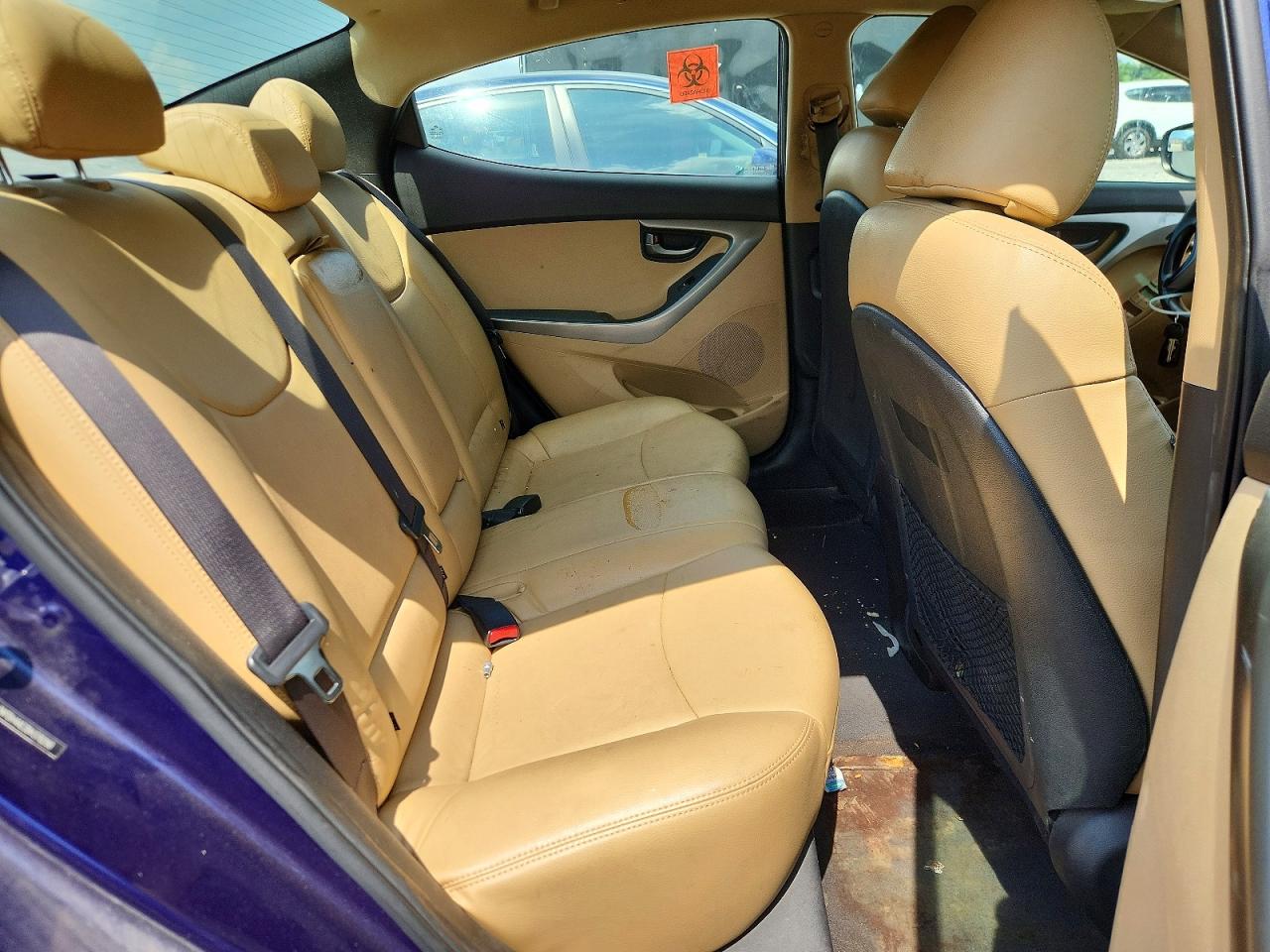 2013 Hyundai Elantra Gls Blue vin: 5NPDH4AE2DH370290