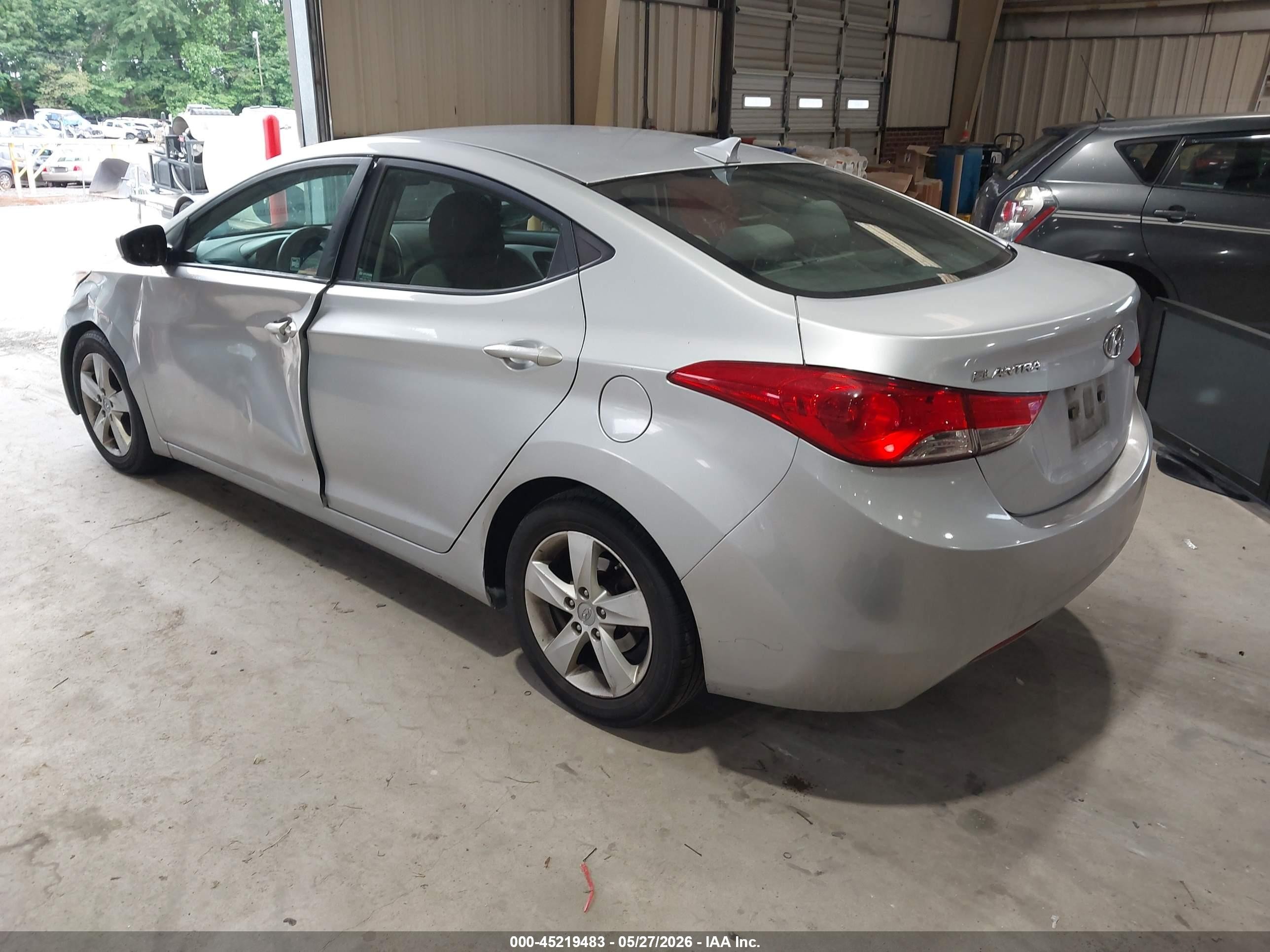 2013 Hyundai Elantra Gls Silver vin: 5NPDH4AE2DH373853