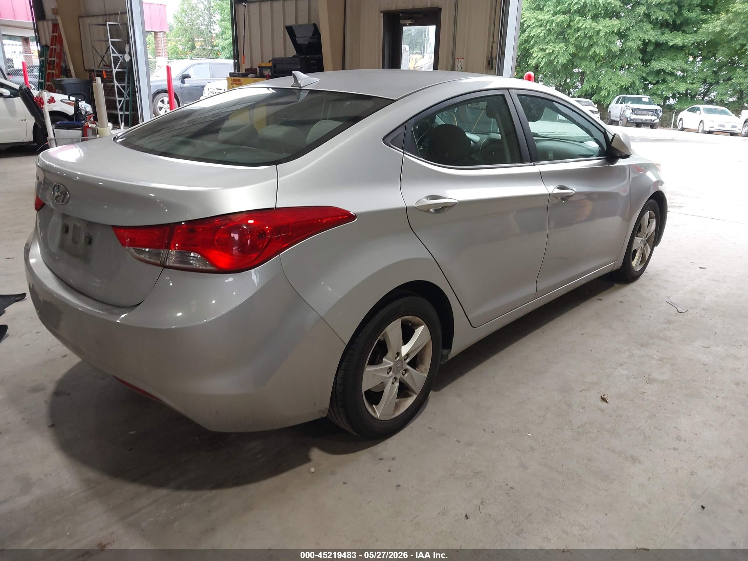 2013 Hyundai Elantra Gls Silver vin: 5NPDH4AE2DH373853
