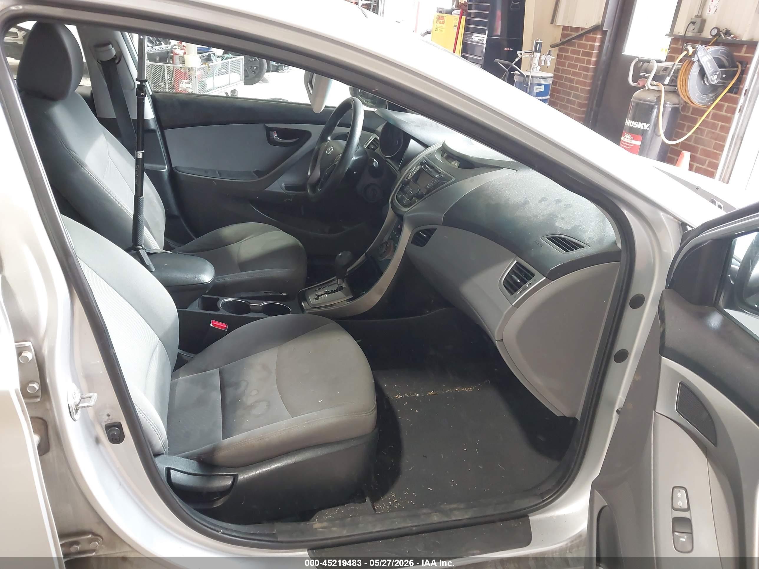 2013 Hyundai Elantra Gls Silver vin: 5NPDH4AE2DH373853