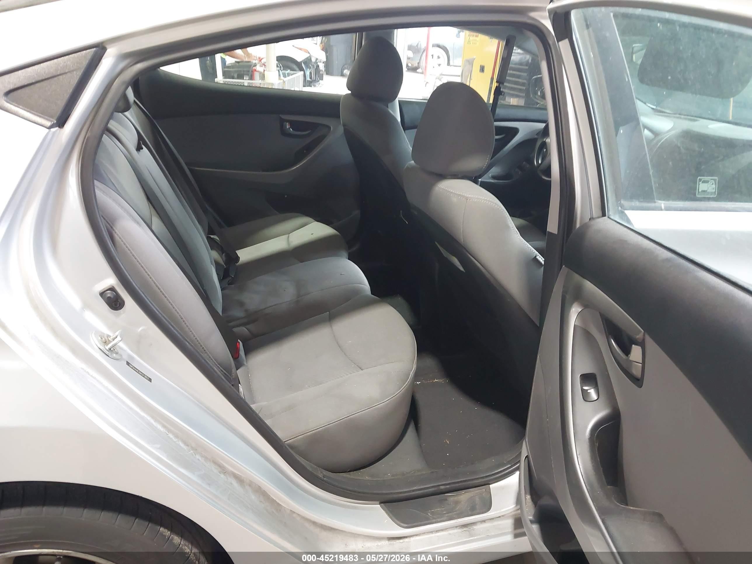 2013 Hyundai Elantra Gls Silver vin: 5NPDH4AE2DH373853