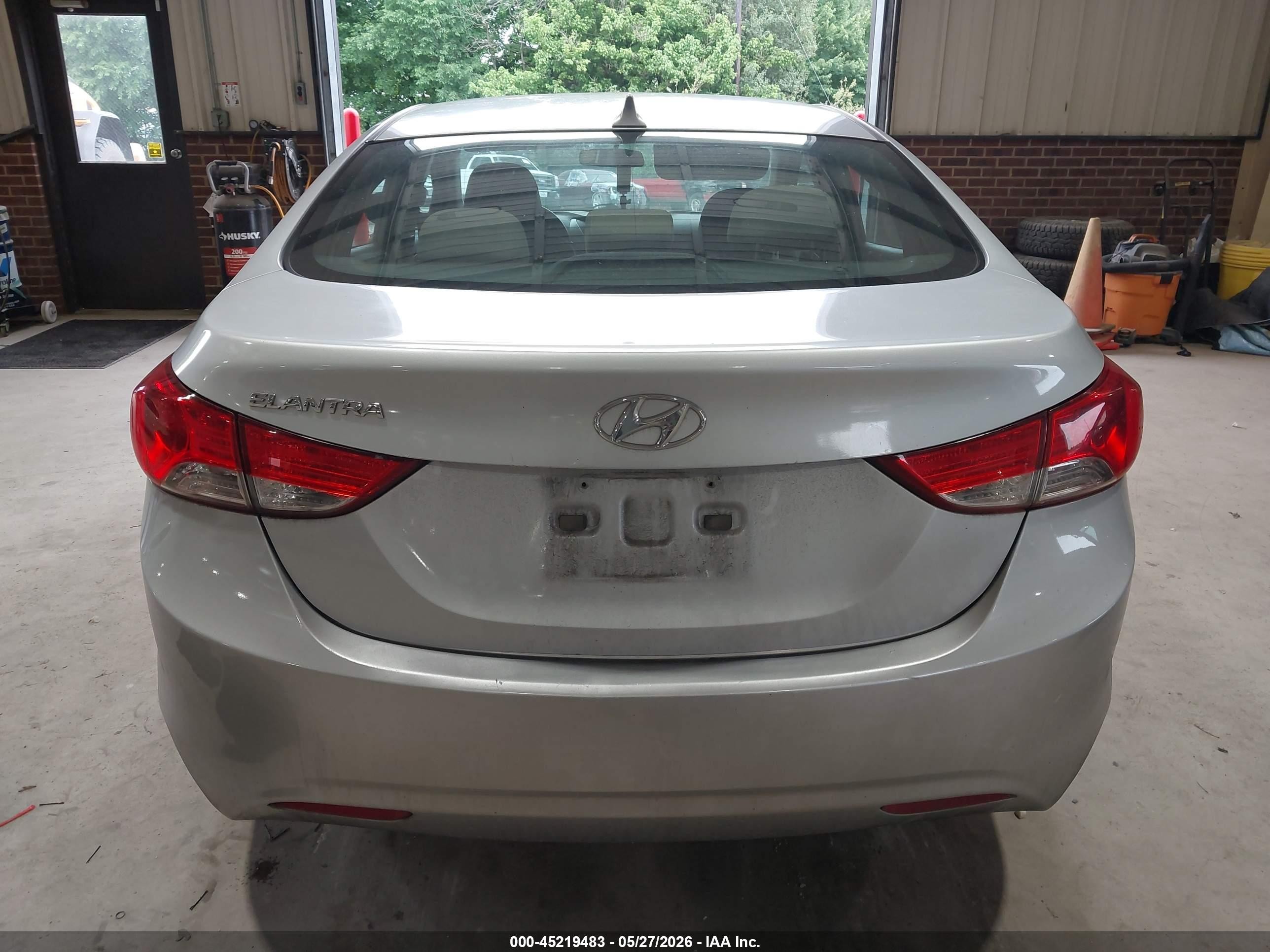2013 Hyundai Elantra Gls Silver vin: 5NPDH4AE2DH373853