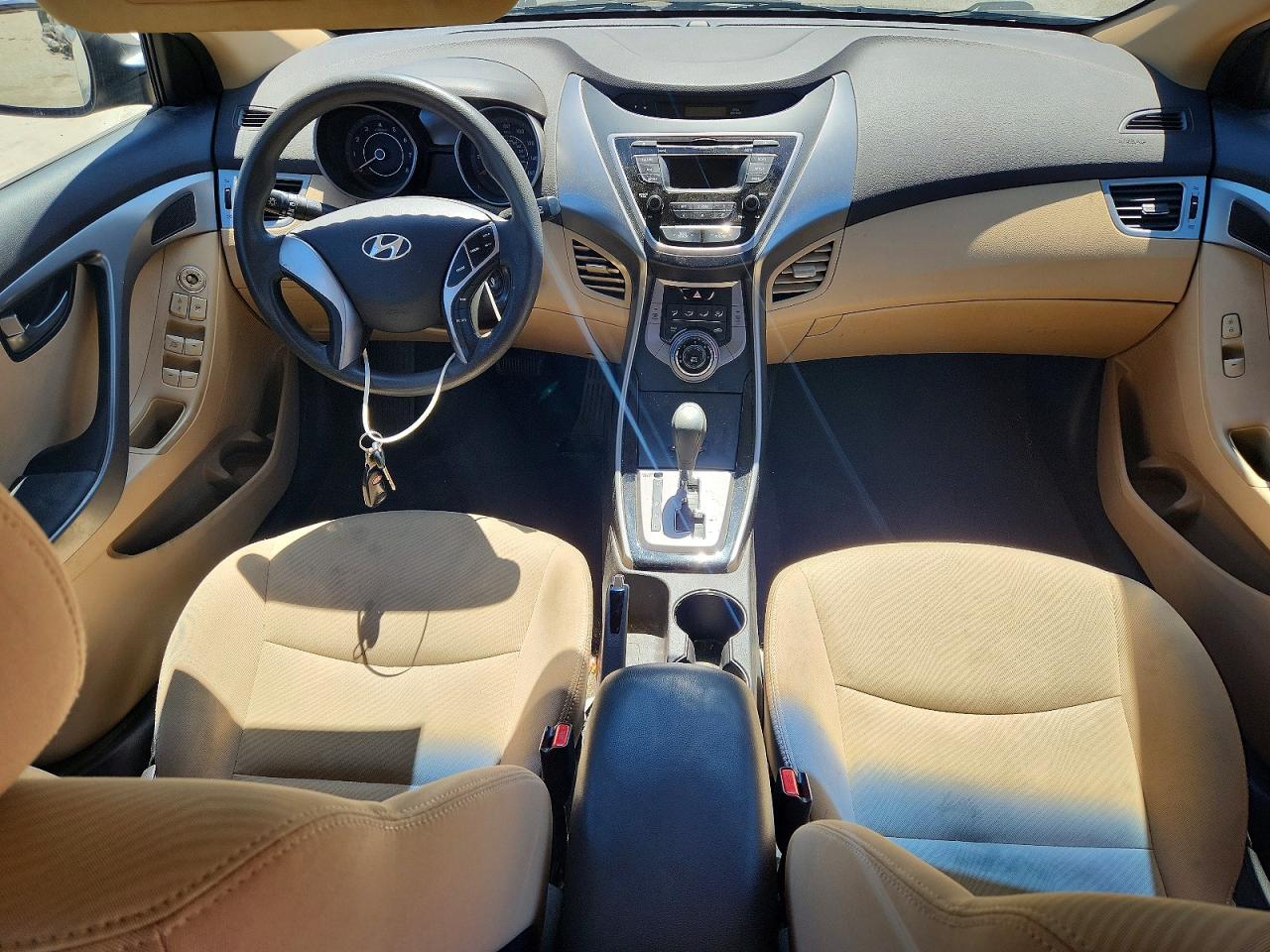 2013 Hyundai Elantra Gls Tan vin: 5NPDH4AE2DH377336