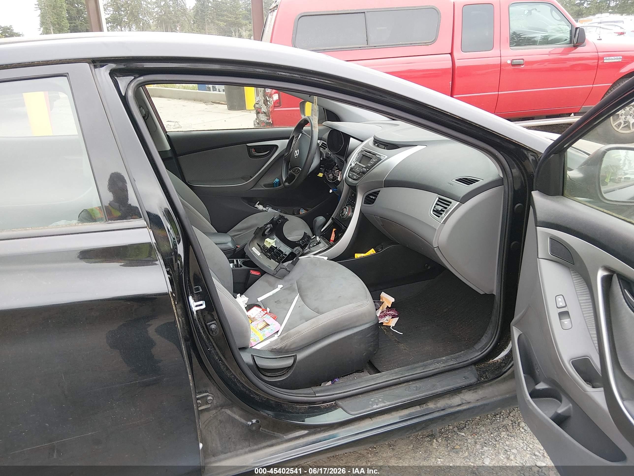 2013 Hyundai Elantra Gls Black vin: 5NPDH4AE2DH383797