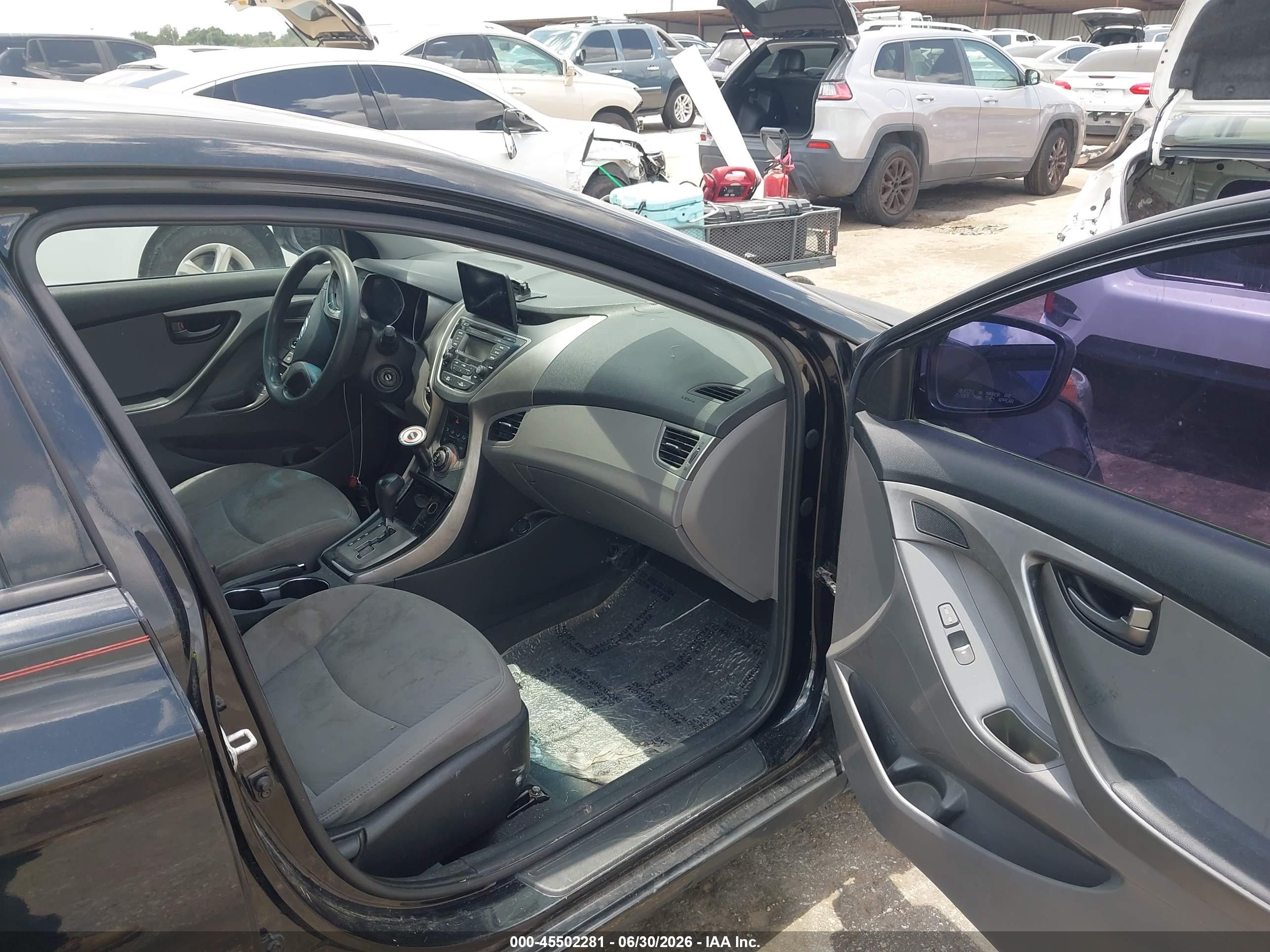 2013 Hyundai Elantra Gls Black vin: 5NPDH4AE2DH383993