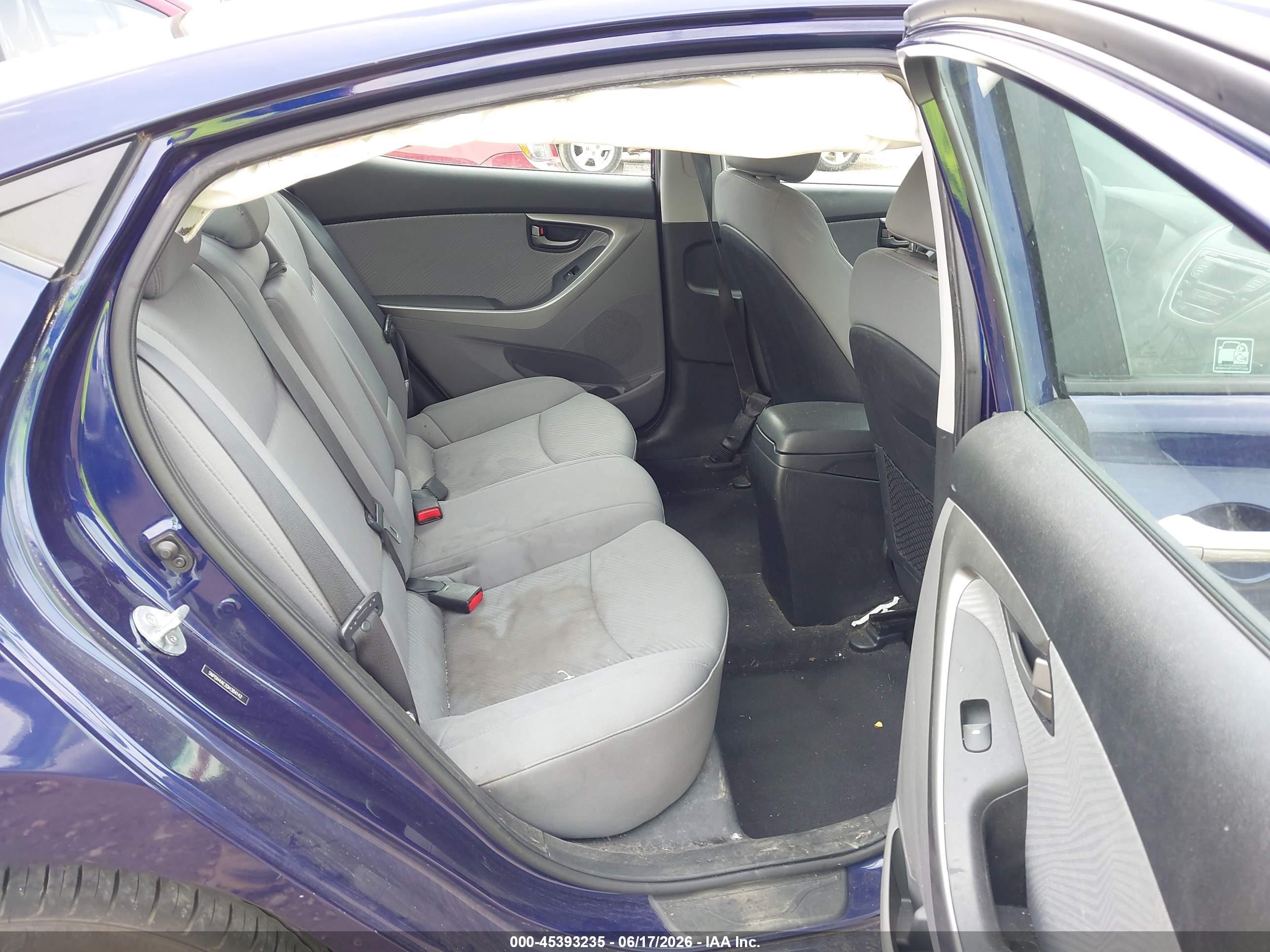 2013 Hyundai Elantra Gls Blue vin: 5NPDH4AE2DH384142