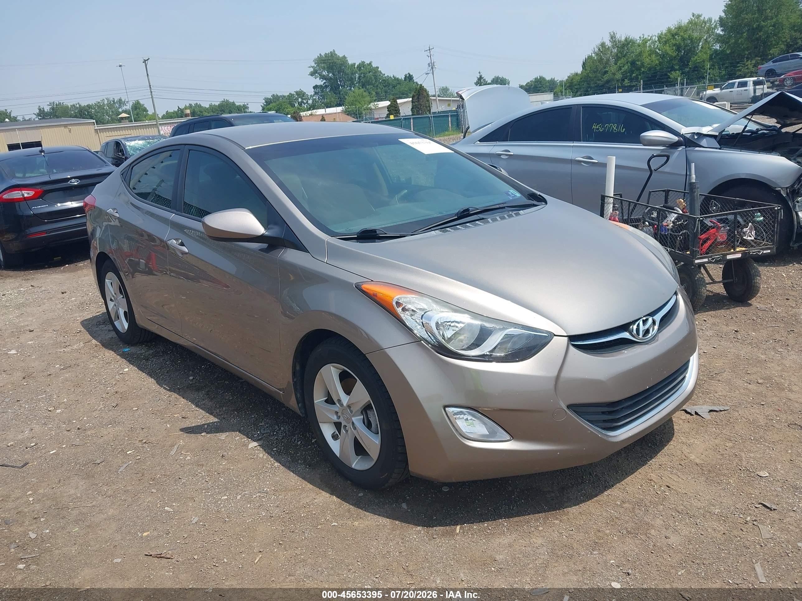 2013 Hyundai Elantra Gls Silver vin: 5NPDH4AE2DH389373
