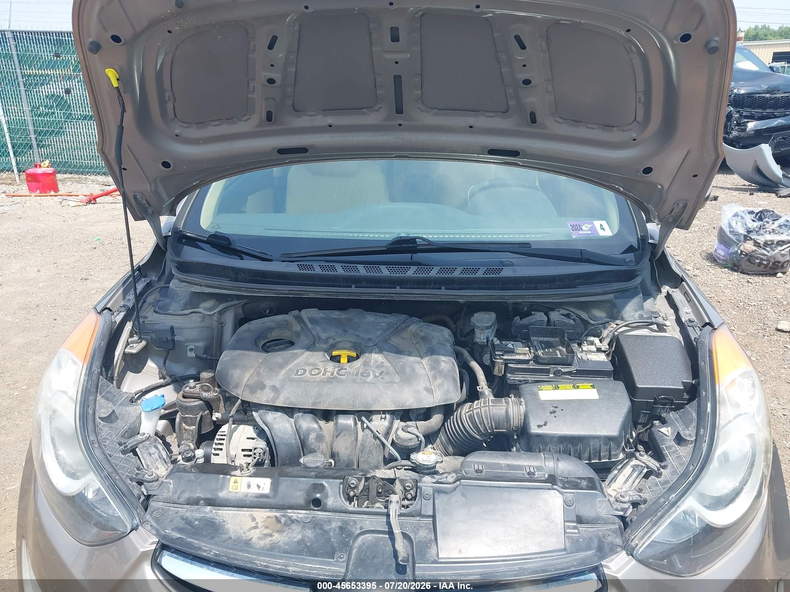 2013 Hyundai Elantra Gls Silver vin: 5NPDH4AE2DH389373