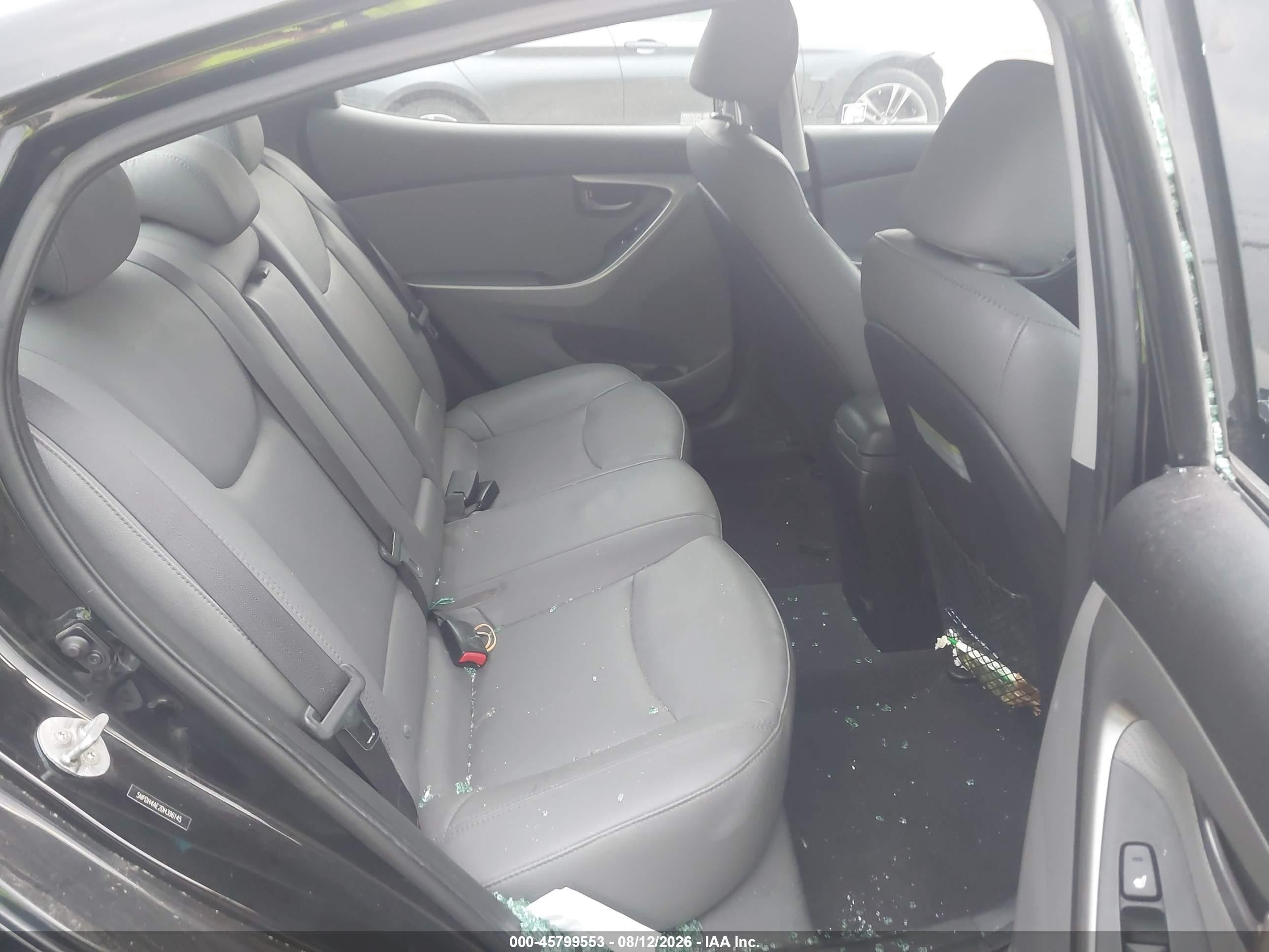 2013 Hyundai Elantra Limited Black vin: 5NPDH4AE2DH396145