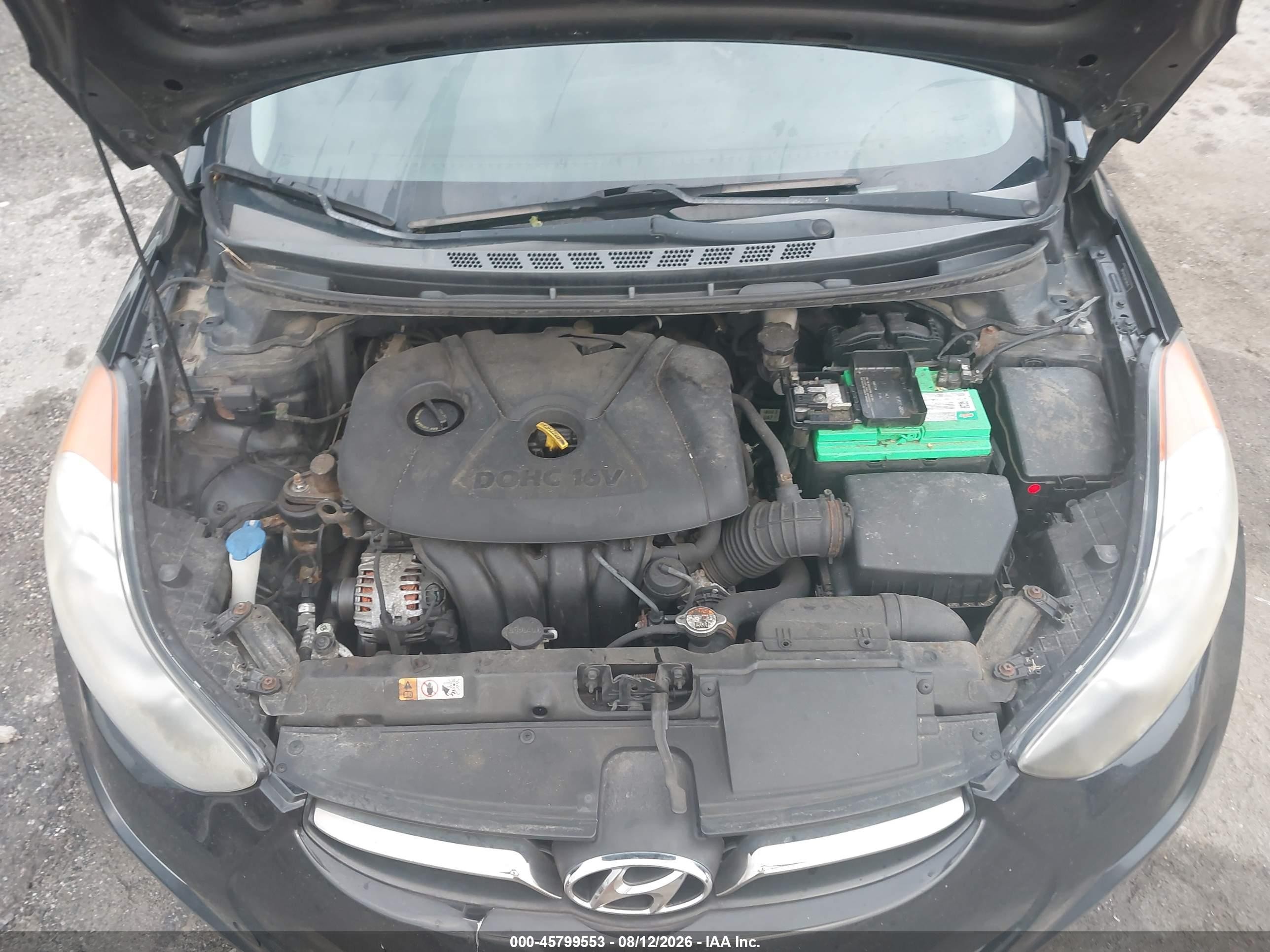 2013 Hyundai Elantra Limited Black vin: 5NPDH4AE2DH396145