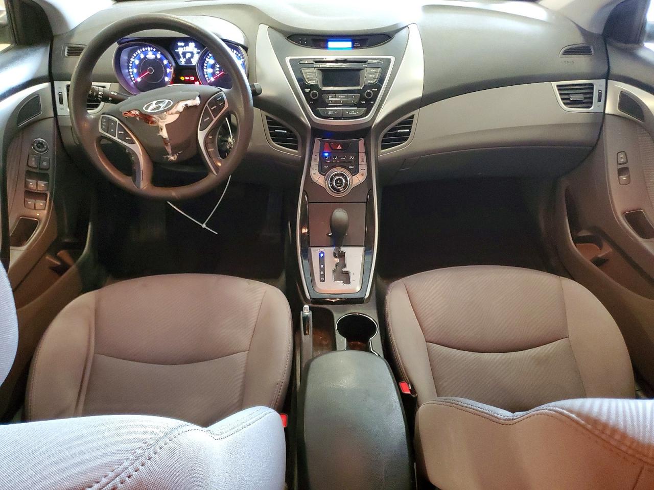 2013 Hyundai Elantra Gls White vin: 5NPDH4AE2DH406933