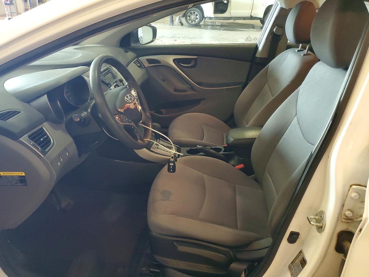 2013 Hyundai Elantra Gls White vin: 5NPDH4AE2DH406933