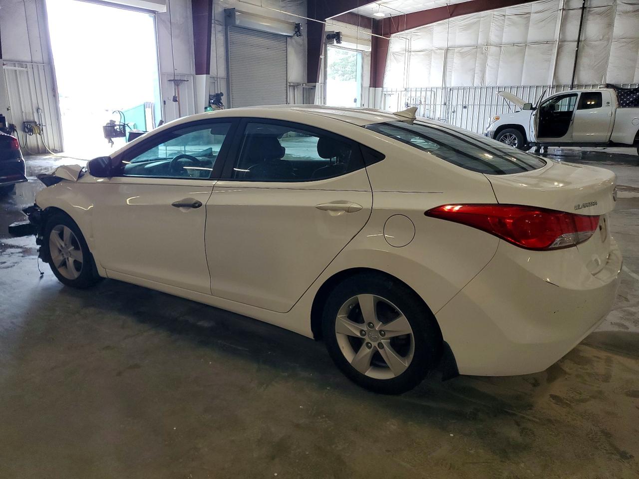 2013 Hyundai Elantra Gls White vin: 5NPDH4AE2DH406933