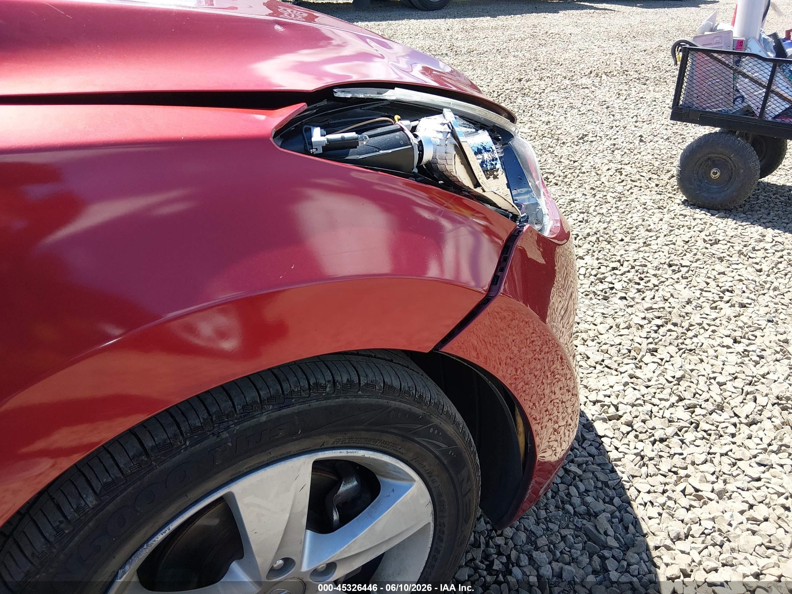 2013 Hyundai Elantra Gls Red vin: 5NPDH4AE2DH407564