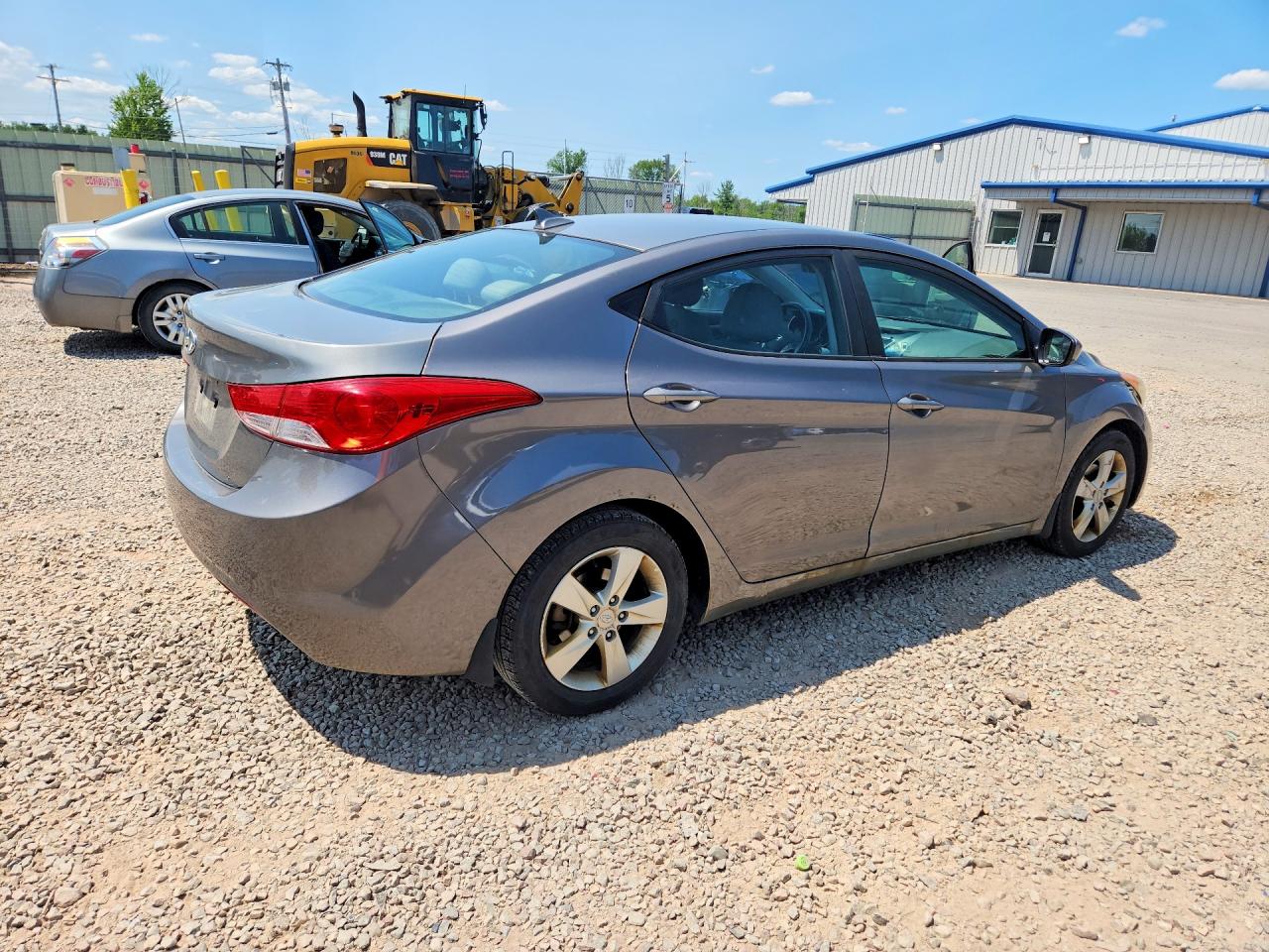 2013 Hyundai Elantra Gls Silver vin: 5NPDH4AE2DH413297