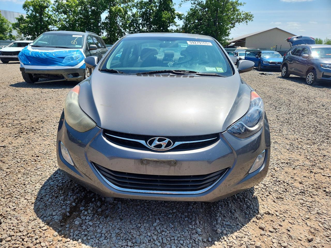 2013 Hyundai Elantra Gls Silver vin: 5NPDH4AE2DH413297