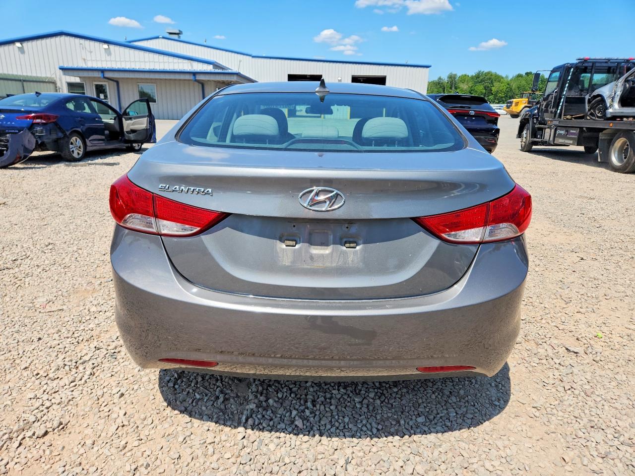 2013 Hyundai Elantra Gls Silver vin: 5NPDH4AE2DH413297