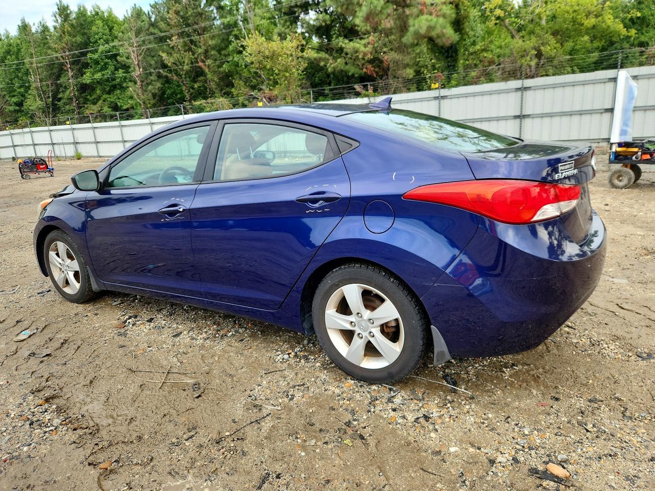 2013 Hyundai Elantra Gls Blue vin: 5NPDH4AE2DH415308