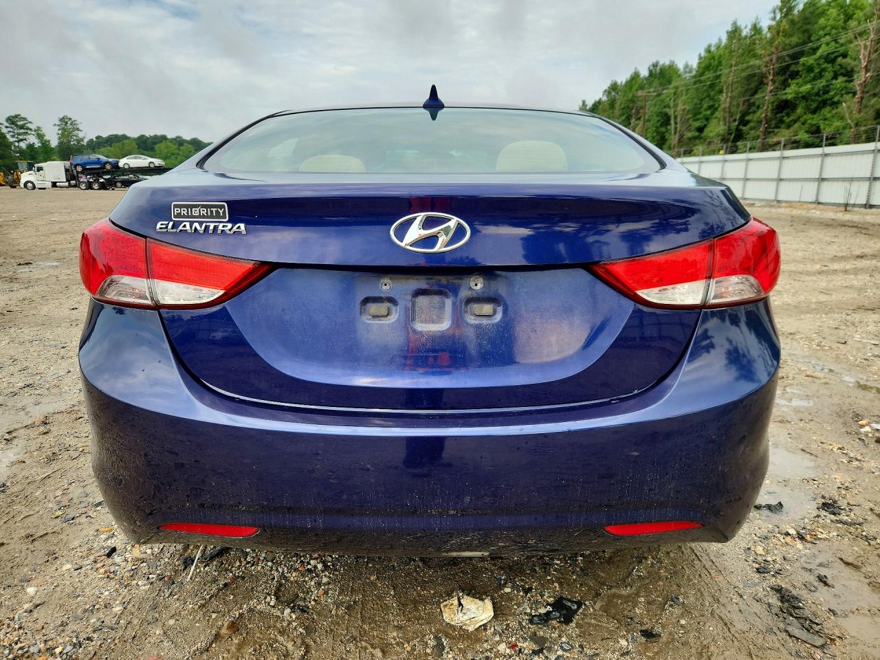 2013 Hyundai Elantra Gls Blue vin: 5NPDH4AE2DH415308