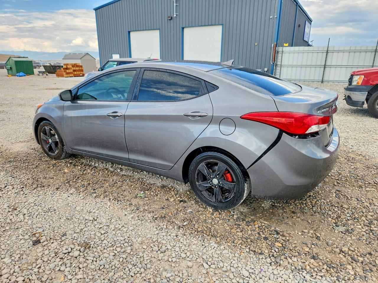 2013 Hyundai Elantra Gls Gray vin: 5NPDH4AE2DH419794