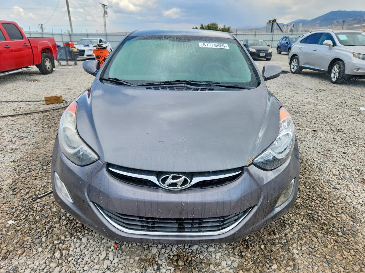 2013 Hyundai Elantra Gls Gray vin: 5NPDH4AE2DH419794
