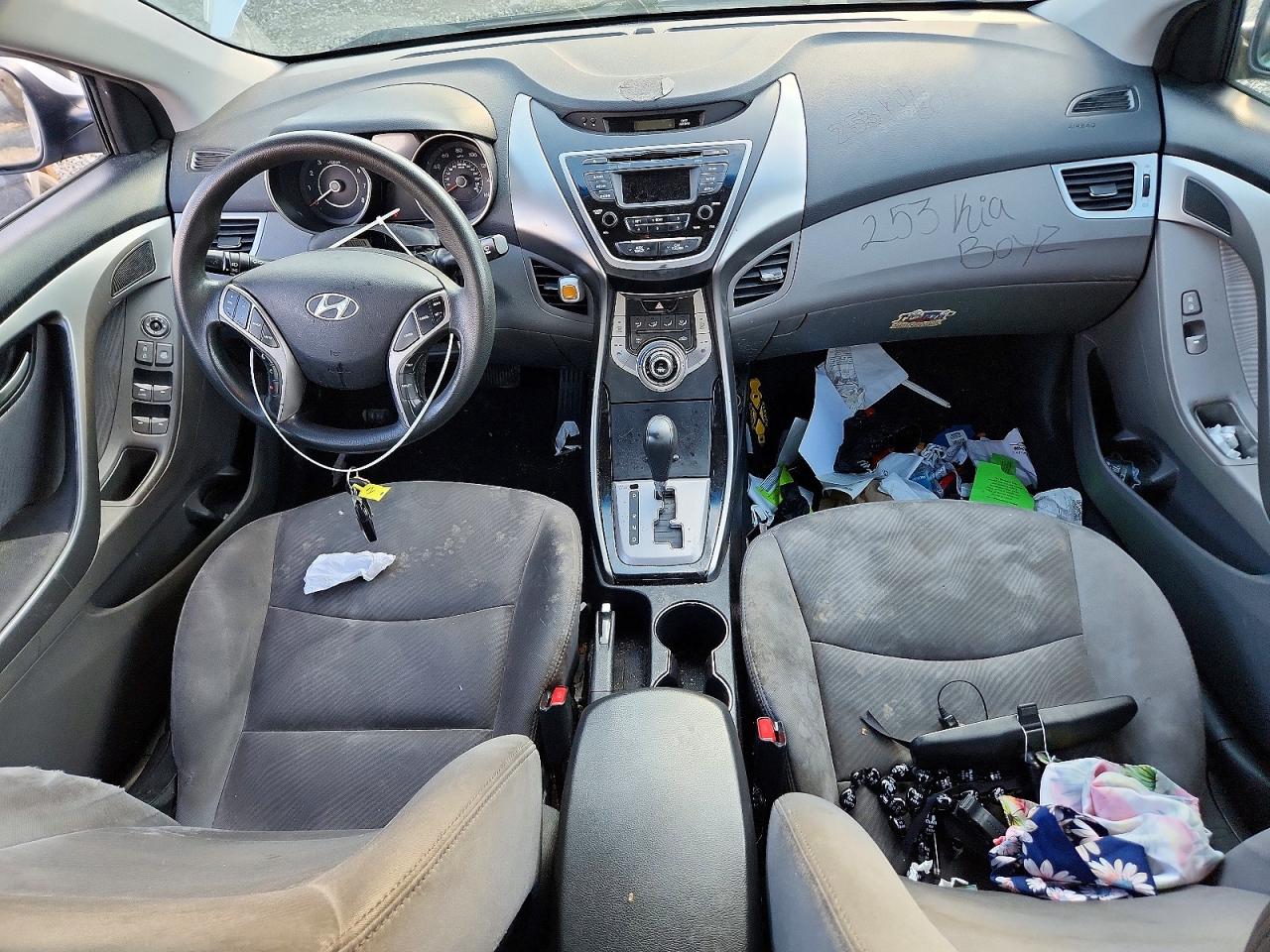 2013 Hyundai Elantra Gls Silver vin: 5NPDH4AE2DH420265