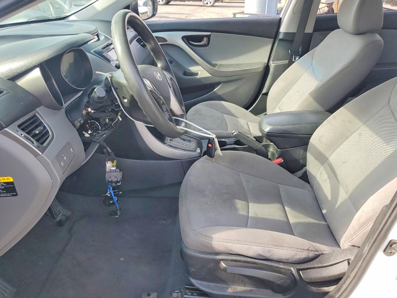 2013 Hyundai Elantra Gls White vin: 5NPDH4AE2DH420623
