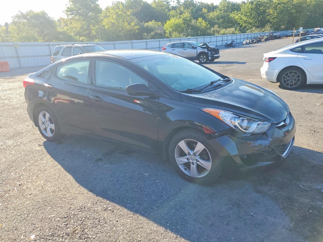 2013 Hyundai Elantra Gls Black vin: 5NPDH4AE2DH423943
