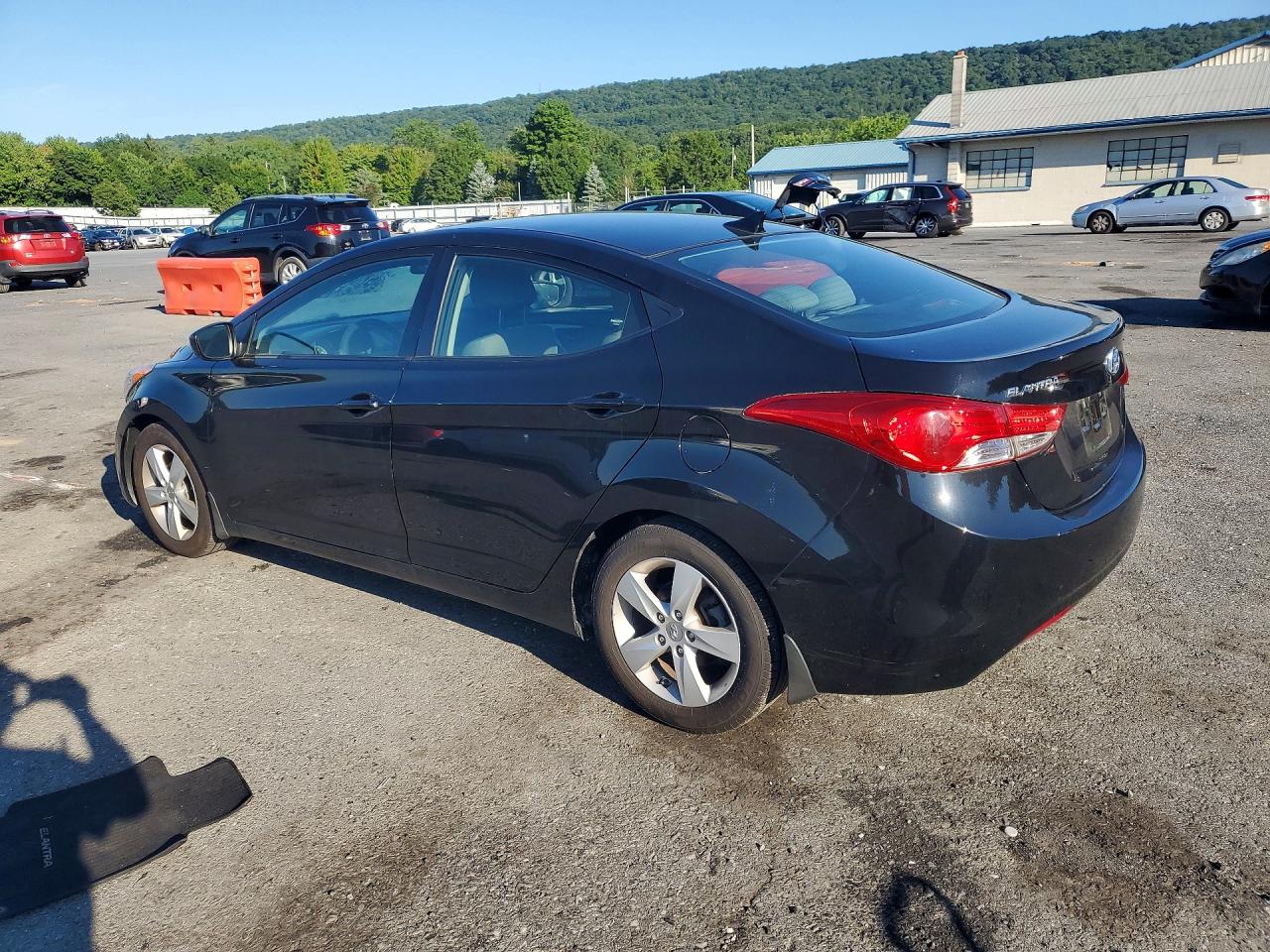 2013 Hyundai Elantra Gls Black vin: 5NPDH4AE2DH423943