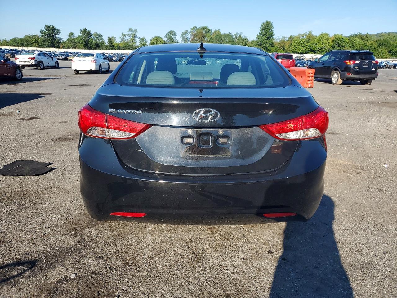 2013 Hyundai Elantra Gls Black vin: 5NPDH4AE2DH423943