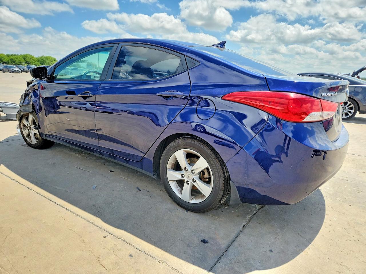 2013 Hyundai Elantra Gls Blue vin: 5NPDH4AE2DH426633
